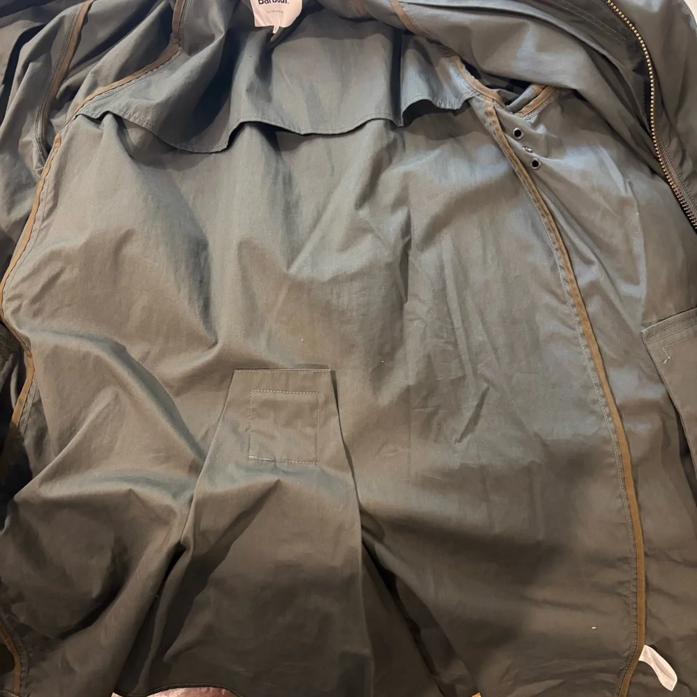 Barbour White Label Casual Urban Trench Jacket,size 38,Olive/Sage Green,Modern - Picture 9 of 14